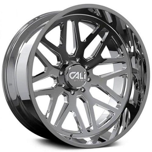 Cali Off-Road Invader 9115 28x12 6x135 -44 ET 87.1 CB Chrome (9115-28236C)