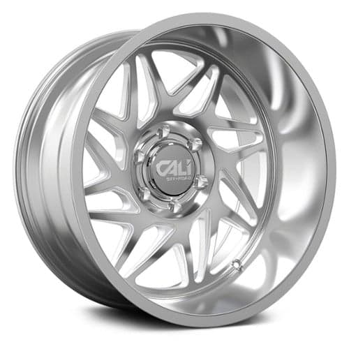 Cali Off-Road Gemini 9112 20x10 5x127 -25 ET 71.5 CB Polished/Milled Spokes (9112-2173P)