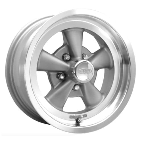 Cragar 610G G/T 17x7 5x114.3 6 ET 91.4 CB Gray Spoke/Machined lip (610G771242)