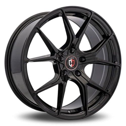 Curva C42 19x9.5 5x112 40 ET 66.6 CB Gloss Black (C42-19951124066BLK)