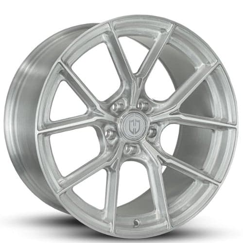 Curva CFF70 19x10 Blank 5 Lug 28 ET 73.1 CB Brushed Clear Coat (CFF70-1910BLNK2873BC)