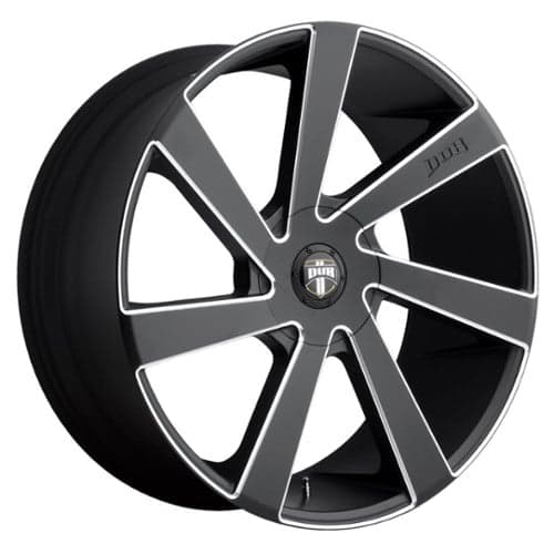 Dub Directa (S133) 24x10 5x115/5x120.65 15 ET 72.56 CB Matte Black Milled (S133240006+15)