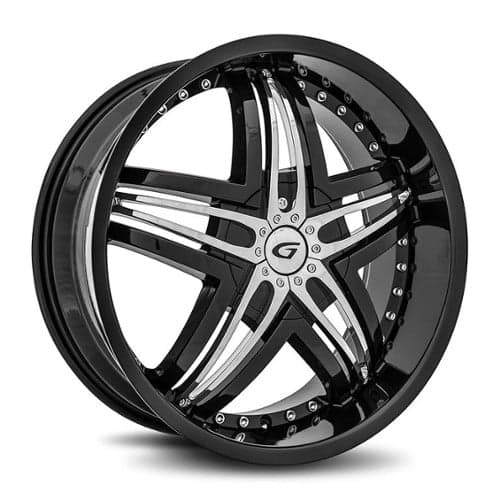 Diablo Blitz 20x8.5 5x114.3/5x120 35 ET 73.1 CB Black Chrome Inserts (G1-2085D403573B)