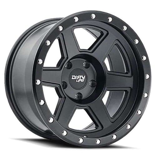 Dirty Life Compound 9315 17x9 5x127 -38 ET 78.1 CB Matte Black (9315-7973MB38)