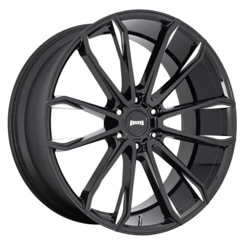 Dub Clout (S252) 24x10 6x135 30 ET 87.1 CB Gloss Black Milled (S252240089+30)