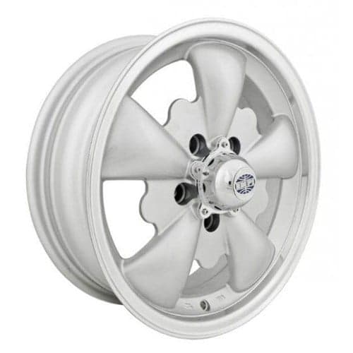 Empi GT-5 15x5.5 20 ET 73 CB Silver/Polished Lip (00-9691-0)