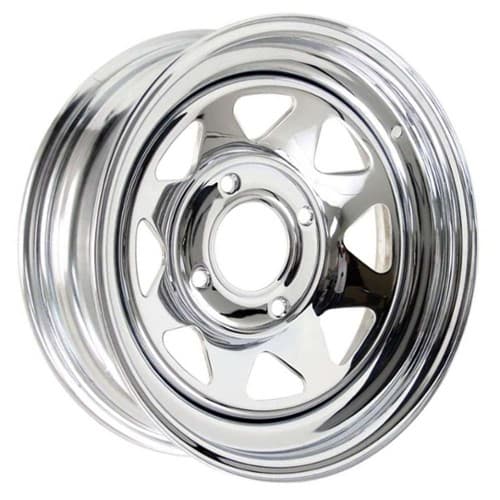 Empi VW Baja Bug 4Lug 15x10 -89 ET 73 CB Chrome (10-1012-0)