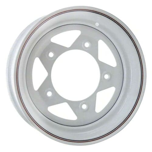 Empi VW Baja Bug 5Lug 15x5 -3 ET 73 CB White (10-1014-0)