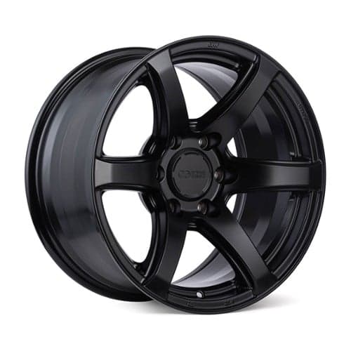 Enkei Cyclone 16x8 6x139.7 0 ET 106.1 CB Gloss Black with Milled Spokes (538-680-8400BK)