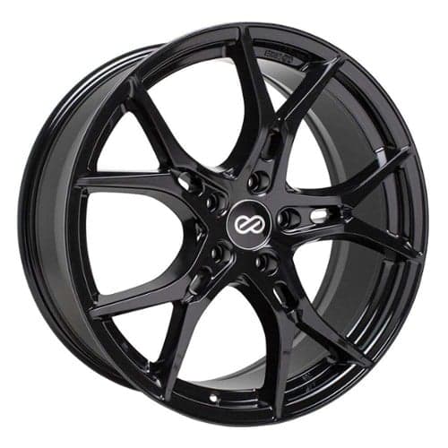 Enkei Vulcan 17x7.5 5x114.3 38 ET 72.56 CB Gloss Black (517-775-6538BK)