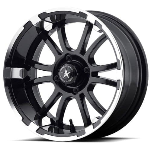 Fairway Alloy FA132 Sixer 12x6 4x101.6 -20 ET 70.7 CB Machined Matte Black (FA-132-M)