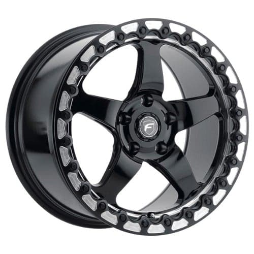 Forgestar D5 Beadlock 18x12 5x120.65 56 ET 78.1 CB Gloss Black Machined (F00182063P56)