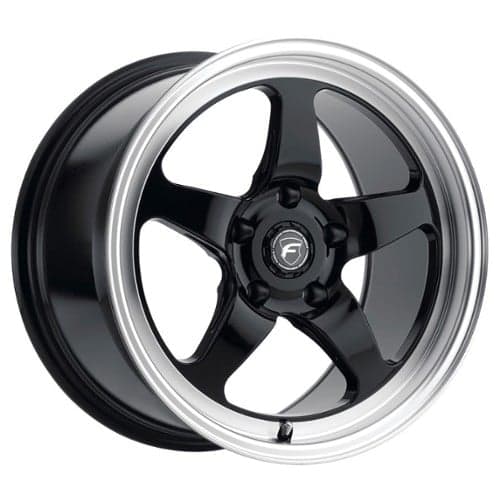 Forgestar D5 Drag 18x5 5x120.65 -38 ET 70.3 CB Black Machined (F0918C062N38)