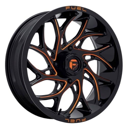 Fuel UTV D780 Runner Gloss Black Milled Orange (D7801870A644)