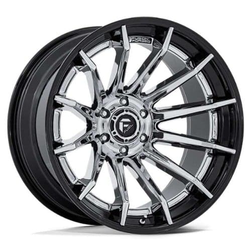 Fuel Burn FC403 20x9 6x139.7 1 ET 106.1 CB Chrome Black Lip (FC403PB20906801)