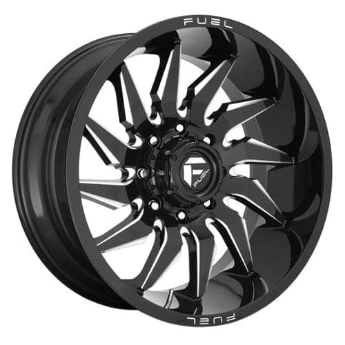 Fuel D744 Saber 24x12 5x127 -44 ET 71.5 CB Gloss Black Milled (D74424207547)