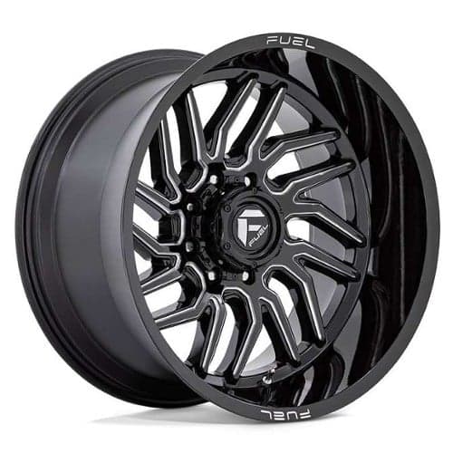 Fuel D807 Hurricane 24x12 6x139.7 -44 ET 106.1 CB Gloss Black Milled (D80724208447)