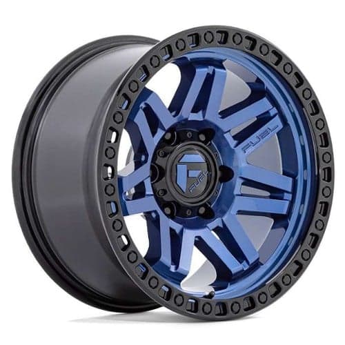 Fuel D813 Syndicate 17x9 5x127 -12 ET 71.5 CB Dark Blue w/Black Ring (D81317907545)