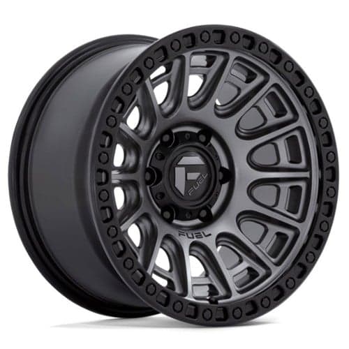 Fuel D835 Cycle 17x9 5x127 -12 ET 71.5 CB Matte Gunmetal w/Black Ring (D83517907545)