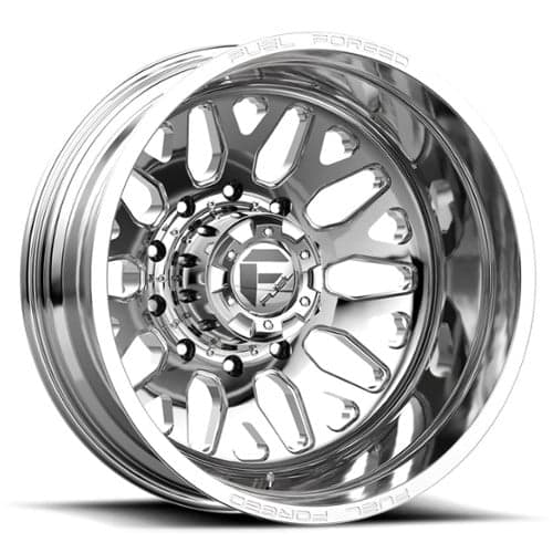 Fuel DE19 FF19D Dually Rear 24x8.25 8x200 -225 ET 142 CB Polished (DF1924829245)