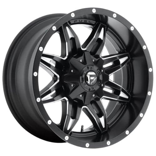 Fuel Lethal D567 15x8 5x114.3/5x120.65 -18 ET 72.56 CB Black & Milled (D56715800437)