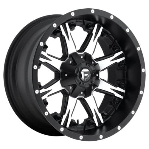 Fuel Nutz D541 20x10 5x114.3/5x127 -24 ET 78.1 CB Black & Machined (D54120002645)