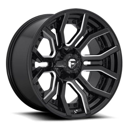 Fuel D711 Rage 24x12 8x170 -44 ET 125.1 CB Gloss Black Milled (D71124201747)