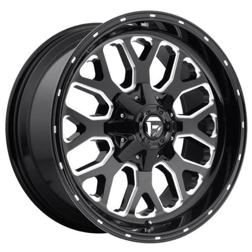 Fuel Titan D588 20x10 5x139.7/5x150 -18 ET 110.1 CB Black & Milled (D58820007047)