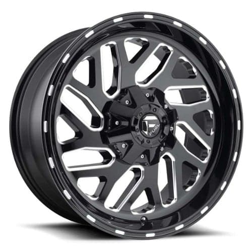 Fuel Triton D581 24x12 5x127/5x139.7 -44 ET 87.1 CB Gloss Black Milled (D58124205747)