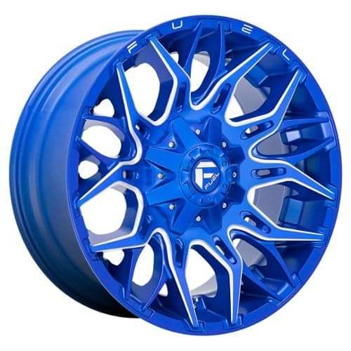 Fuel Twitch D770 20x9 8x170 1 ET 125.1 CB Anodized Blue Milled (D77020901750)