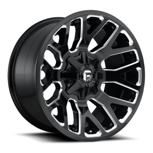 Fuel Warrior D623 20x9 5x139.7/5x150 1 ET 110.1 CB Gloss Black & Milled (D62320907050)