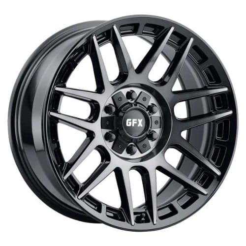 GFX TM8 17x8.5 6x139.7 -6 ET 106.2 CB Black Tint (TM87856139N6GBT)