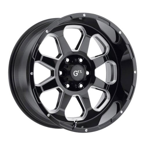 GFX TR-10 17x9 6x139.7 12 ET 106.2 CB Gloss Black Milled (T107906TOY12GBM)