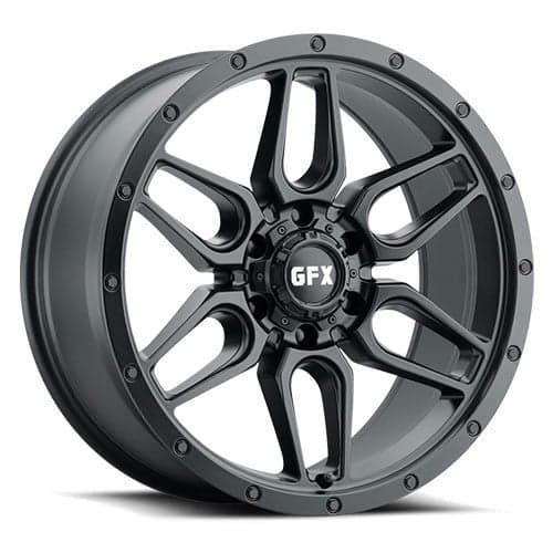 GFX TR-18 18x9 5x127 0 ET 71.5 CB Matte Black (T18890512700MB)