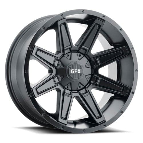 GFX TR23 17x8.5 6x135/6x139.7 18 ET 93.2 CB Matte Black (T23785600918MB)