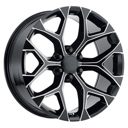 O.E. Revolution G-09 30x10 6x139.7 31 ET 78.1 CB Gloss Black Milled (G093010655+31BMW)