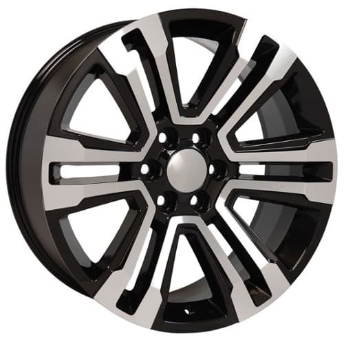 O.E. Revolution G-10 22x9 6x139.7 24 ET 78.1 CB Gloss Black Machined (G102290655+24GBM)