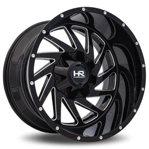 Hardrock Offroad H704 Crusher 20x10 6x135/6x139.7 -19 ET 108 CB Gloss Black Milled (H704-201037119GBM)