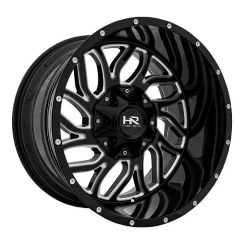 Hardrock Offroad H707 Destroyer 22x10.5 5x127/5x139.7 -25 ET 87 CB Gloss Black Milled (H707-221052125GBM)