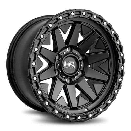 Hardrock Offroad H106 17x9 5x127 -12 ET 78.1 CB Matte Black-Black Beadlock (H106-179073112BB)