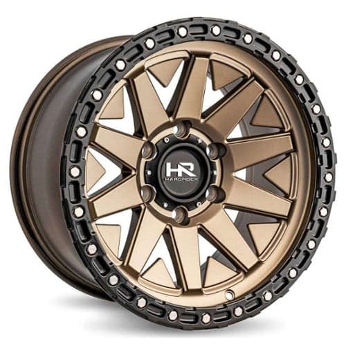 Hardrock Offroad H106 17x9 5x127 -12 ET 78.1 CB Matte Bronze-Black Beadlock (H106-179073112BR)