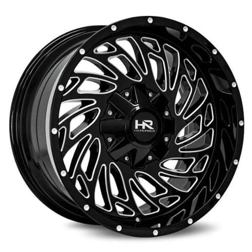 Hardrock Offroad H710 Attack 20x10 5x127/5x139.7 -19 ET 87 CB Gloss Black Milled (H710-201052119GBM)