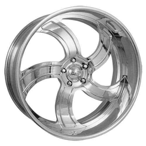 Intro Custom Twisted Flow Exposed 17x10 -80 to 80 ET 108 CB Polished (TFLW1710)