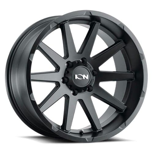 Ion Alloy 143 17x9 5x127 -12 ET 78.1 CB Matte Black (143-7973MB)