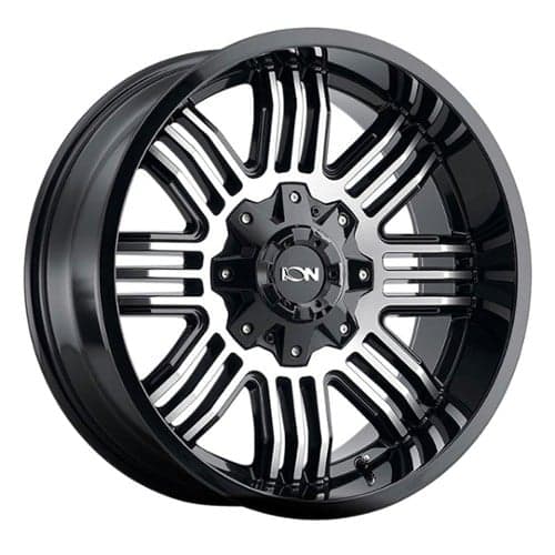 Ion Alloy 144 17x9 8x170 -12 ET 125.2 CB Black/Machined (144-7970B)