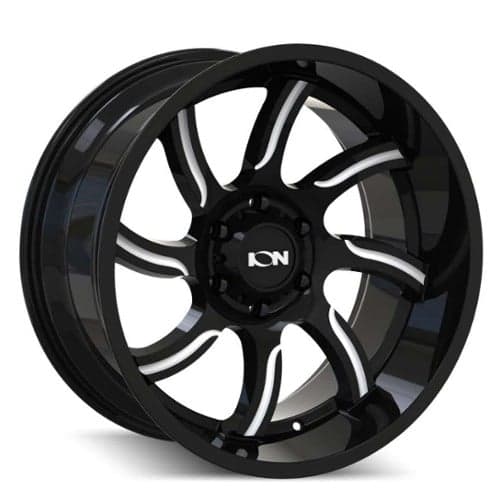 Ion Alloy 151 20x9 8x170 0 ET 125.2 CB Gloss Black Milled (151-2970M0)