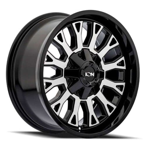 Ion Alloy 152 20x9 5x127/5x139.7 0 ET 87.1 CB Black/Machined (152-2952BM)