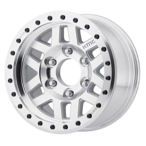 KMC KM228 Machete 17x8.5 Blank 6 Lug 0 ET 72.56 CB Desert Machined (KM2287850M500)