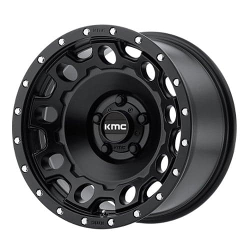 KMC KM529 Holeshot 17x8.5 5x150 34 ET 110.5 CB Satin Black (KM52978558734)