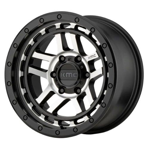 KMC KM540 Recon 18x8.5 6x120 0 ET 66.9 CB Satin Black Machined (KM54088577500)